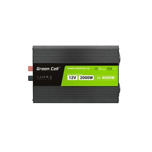 Инвертори на напрежение > GREEN CELL GC-INV-12V-2000W-P2000LCD (снимка 4)