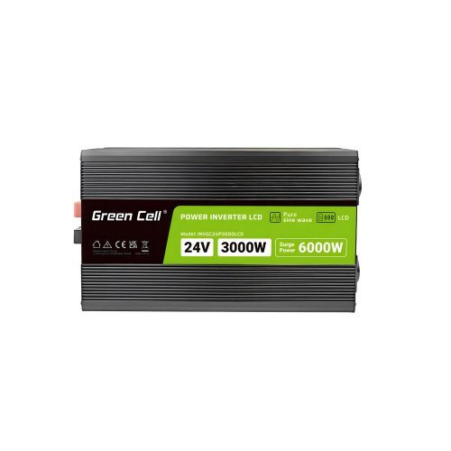Инвертори на напрежение > GREEN CELL GC-INV-24V-3000W-P3000LCD (снимка 5)