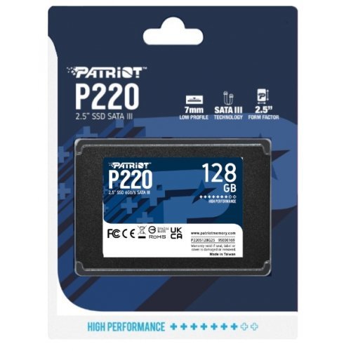 SSD Patriot P220 P220S128G25 (снимка 5)