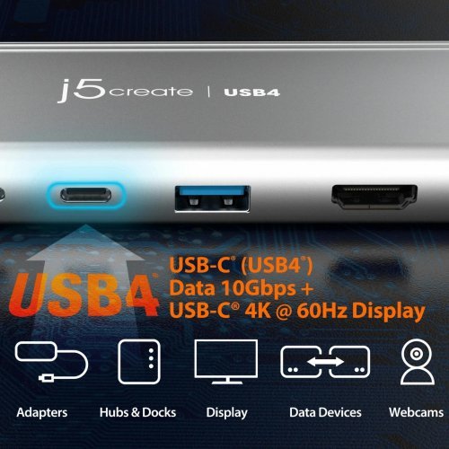 USB хъб j5Create JCD401 (снимка 2)