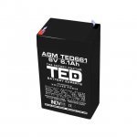 Батерия TED ELECTRIC TED-6V-4.5-AGM
