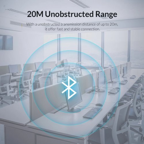 Bluetooth адаптер Orico BTA-608-BK-BP (снимка 4)