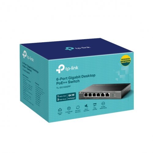 Суич TP-Link TL-SG1006PP (снимка 6)