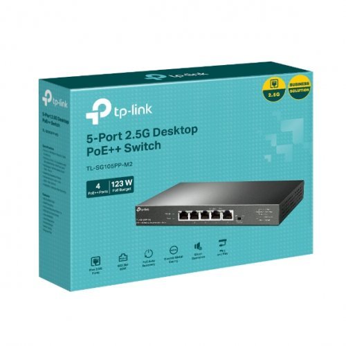 Суич TP-Link TL-SG105PP-M2 (снимка 2)