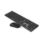 Клавиатура и мишка A4Tech KK-3330 KK-3 + OP-330 WIRED USB DESKTOP BLACK
