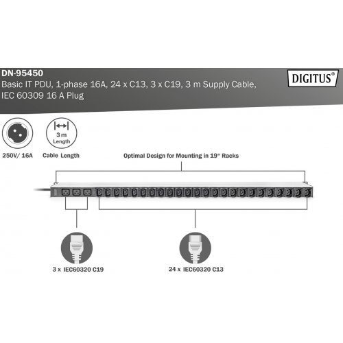 Разклонител Assmann DN-95450 (снимка 3)