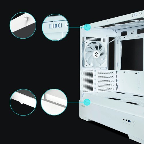 Компютърна кутия Zalman P30 White ZM-P30-WHITE (снимка 34)