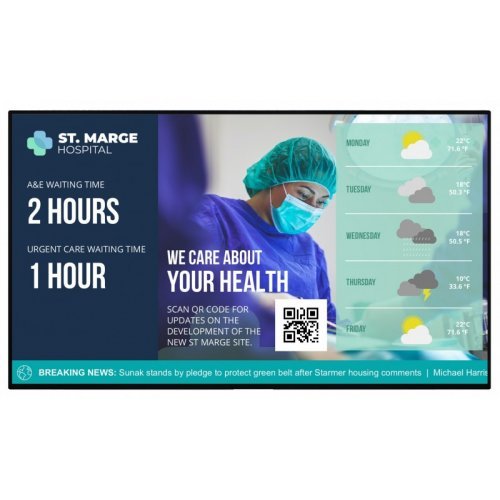 Професионален 4K дисплей Clevertouch 1290040EXP (снимка 2)