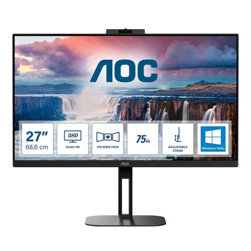 Монитор AOC Q27V5CW/BK (снимка 1)