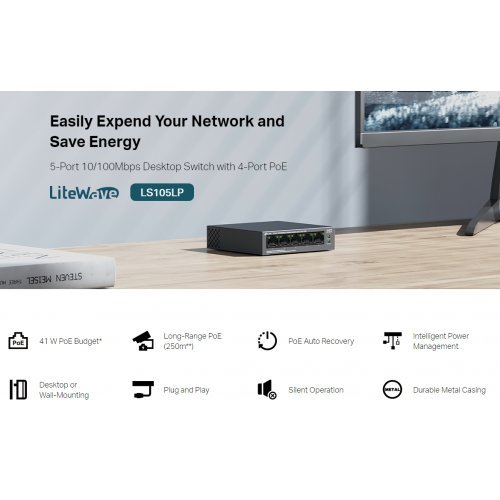 Суич TP-Link LS105LP (снимка 8)