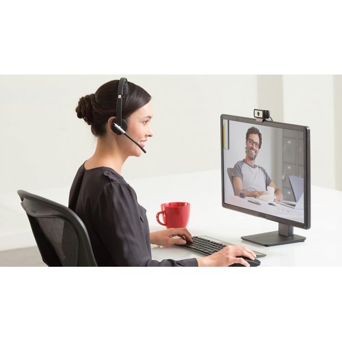 Слушалки Logitech Wireless Headset H820e, up to 100 m range, DSP audio