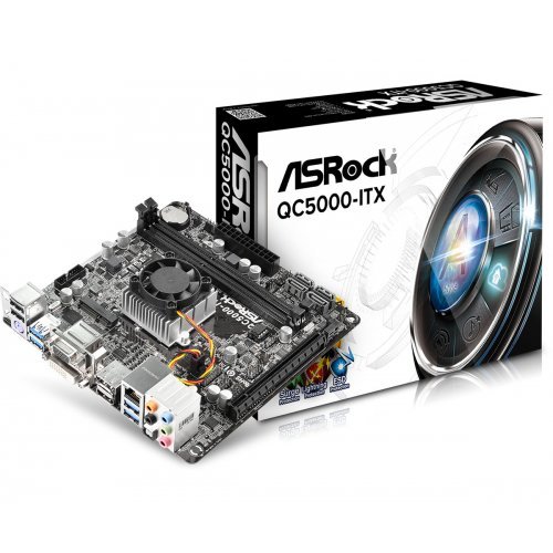 Дънна платка ASRock QC5000-ITX (снимка 1)