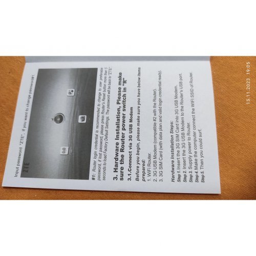 Портативен рутер ZTE ZT-PW50 (снимка 6)