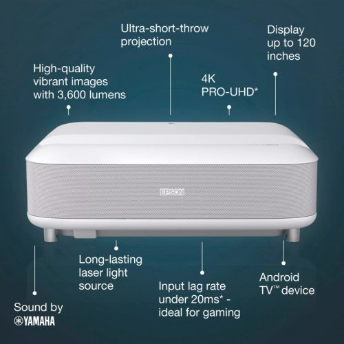 Дигитален проектор Epson V11HB07040 (снимка 3)