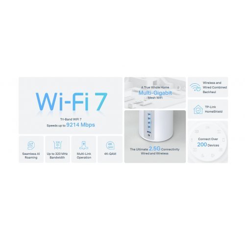 Безжичен рутер TP-Link Deco BE65(3-pack) (снимка 11)