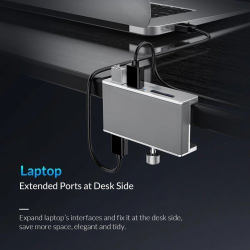 Четец за флаш карти Orico MH2AC-U3-SV-BP (снимка 7)