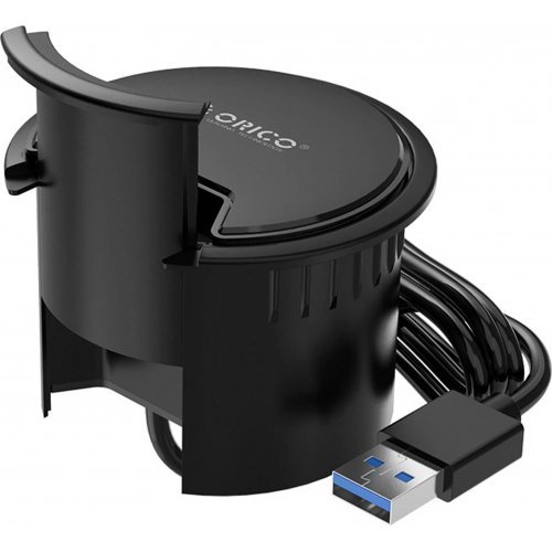 USB хъб Orico DESK-2U1C-V1-BK-BP (снимка 2)