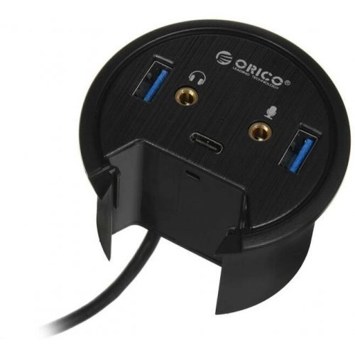 USB хъб Orico DESK-2U1C-V1-BK-BP (снимка 3)