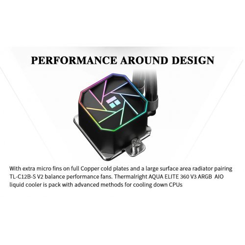Охлаждане Thermalright AQUA-ELITE-360-BK-ARGB-V3 (снимка 10)