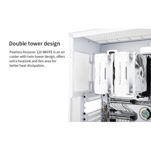 Охлаждане Thermalright PEERLESS-ASSASSIN-120-WH (снимка 10)