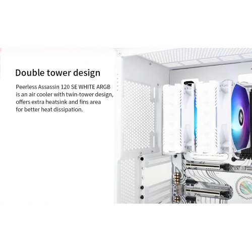 Охлаждане Thermalright PEERLESS-ASSASSIN-120-SE-WH-ARGB (снимка 10)
