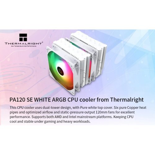 Охлаждане Thermalright PEERLESS-ASSASSIN-120-SE-WH-ARGB (снимка 11)