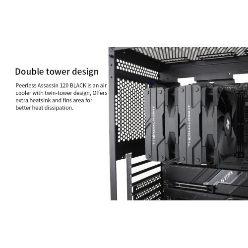 Охлаждане Thermalright PEERLESS-ASSASSIN-120-BLACK (снимка 10)
