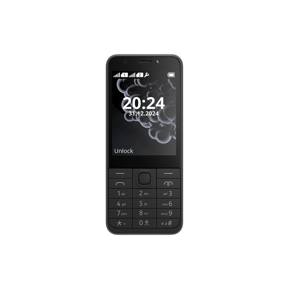 Мобилен телефон NOKIA 230 DS BLACK 2024