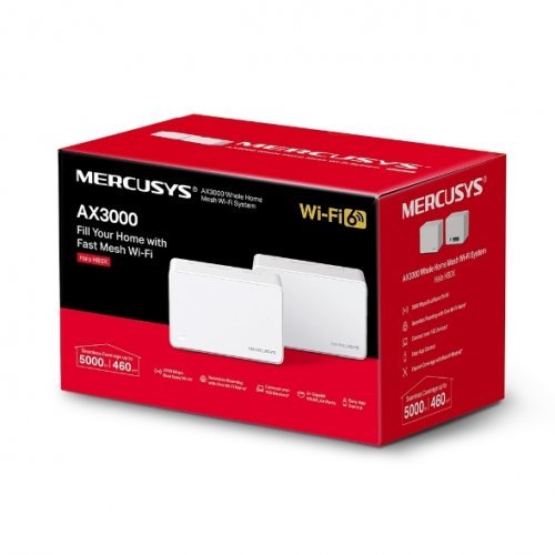 Безжичен рутер Mercusys Halo H80X(2-pack) (снимка 7)