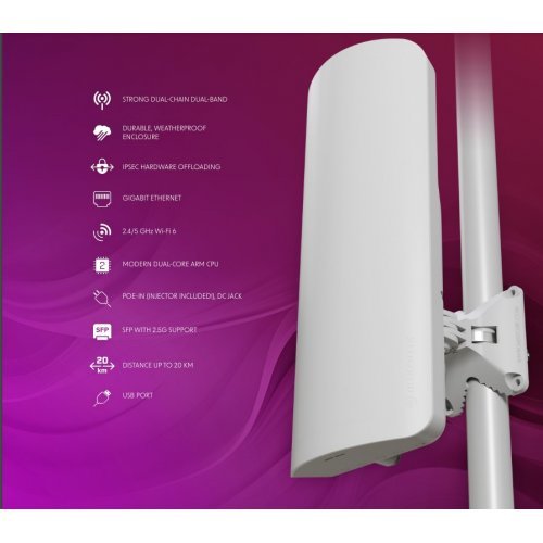 Access Point MikroTik L22UGS-5HaxD2HaxD-15S (снимка 3)