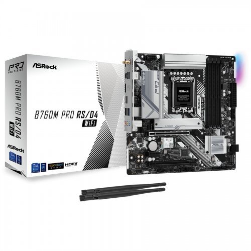 Дънна платка ASRock B760 PRO RS/D4 WIFI (снимка 1)