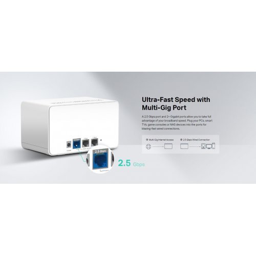 Безжичен рутер Mercusys Halo H90X(3-pack) (снимка 7)