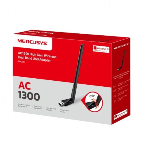 Мрежова карта Mercusys MA30H (снимка 6)