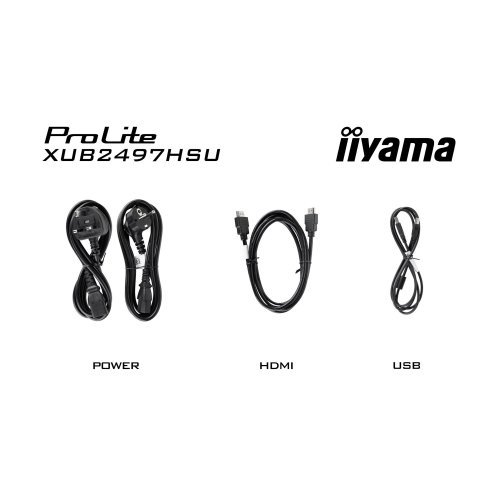 Монитор iiyama XUB2497HSU-B1 (снимка 11)