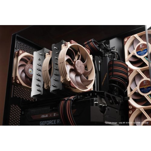 Охлаждане Noctua NF-A14x25r-G2-PWM-Sx2-PP (снимка 6)