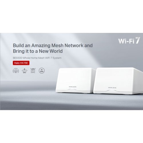 Безжичен рутер Mercusys Halo H47BE(2-pack) (снимка 9)
