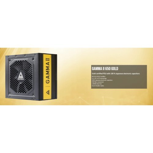 Захранващ блок MONTECHPC MONTECH-GAMMA-II-650 (снимка 2)