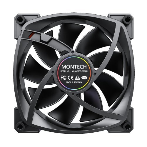 Охлаждане MONTECHPC MONTECH-RX140-PWM-BK (снимка 10)