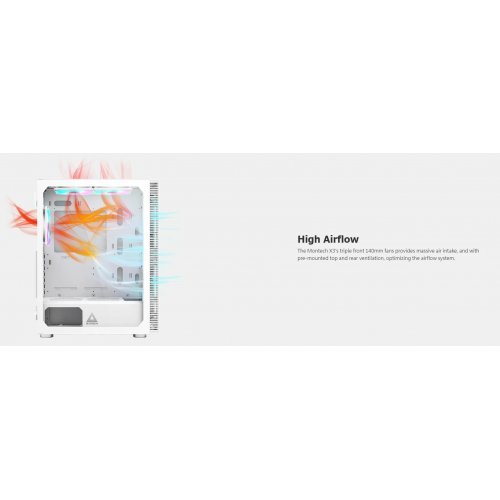 Компютърна кутия MONTECHPC MONTECH-X3-MESH-WH (снимка 4)