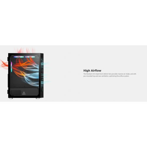 Компютърна кутия MONTECHPC MONTECH-X3-GLASS-BK (снимка 4)
