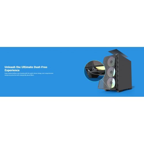 Компютърна кутия MONTECHPC MONTECH-AIR-903-MAX-BK (снимка 3)