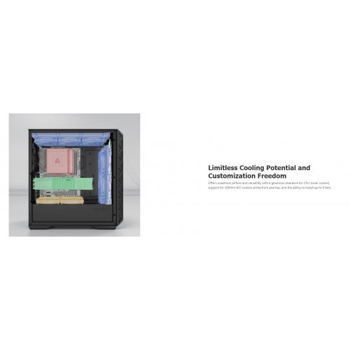 Компютърна кутия MONTECHPC MONTECH-AIR-903-MAX-BK (снимка 5)