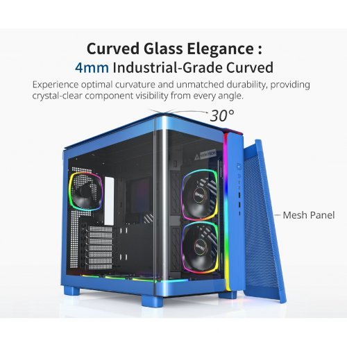 Компютърна кутия MONTECHPC MONTECH-KING-95-PRO-PB (снимка 3)