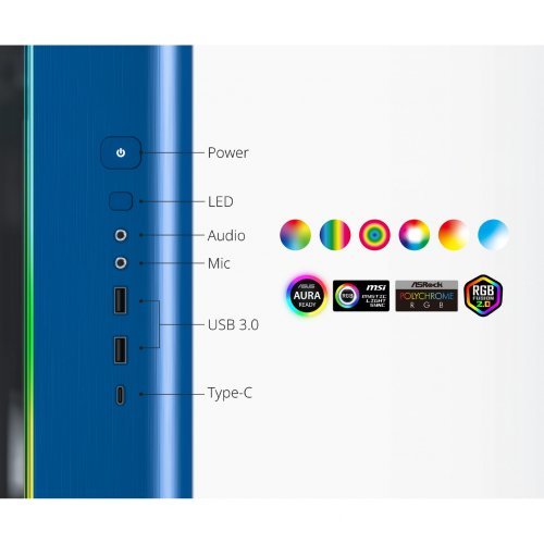 Компютърна кутия MONTECHPC MONTECH-KING-95-PRO-PB (снимка 6)