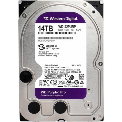 Твърд диск Western Digital WD142PURP (снимка 2)