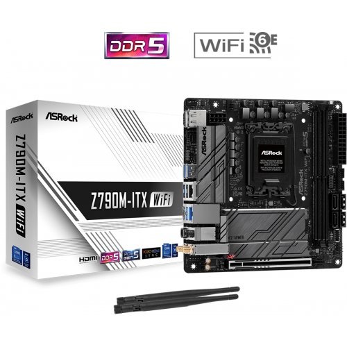Дънна платка ASRock Z790M-ITX WIFI (снимка 5)