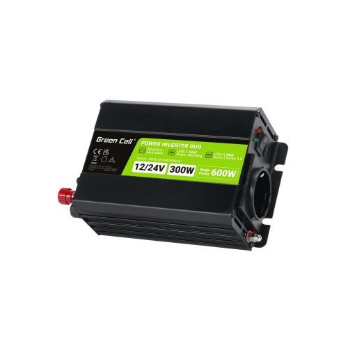UPS устройство GREEN CELL GC-INV-12V-24V-300W-DUO (снимка 3)