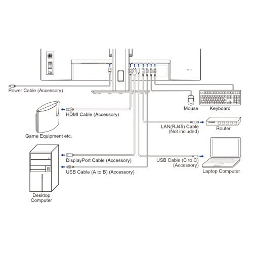Монитор iiyama XCB3494WQSN-B5 (снимка 12)