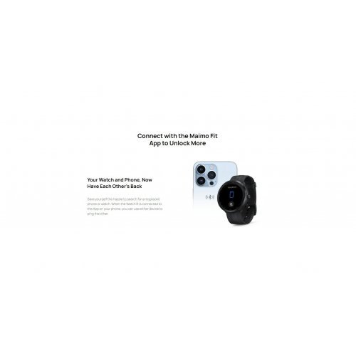 Ръчни часовници и смарт гривни > Maimo MAIMO-WT2001-GPS-Black (снимка 20)