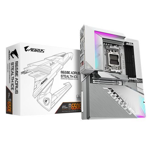 Дънна платка Gigabyte B650E AORUS STEALTH ICE (снимка 5)